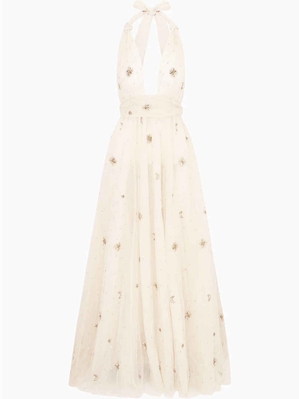 LoveShackFancy Eldora Celestial Embellished Tulle Gown